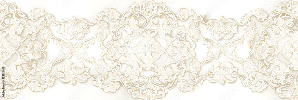 A flat vector illustration background of a seamless lace pattern on white cotton fabric, incorporating vintage lace motifs, ornate details, interwoven patterns, delicate and elegant A flat vector illustration background of a seamless lace pattern on white cotton fabric, incorporating vintage lace motifs, ornate details, interwoven patterns, delicate and elegant