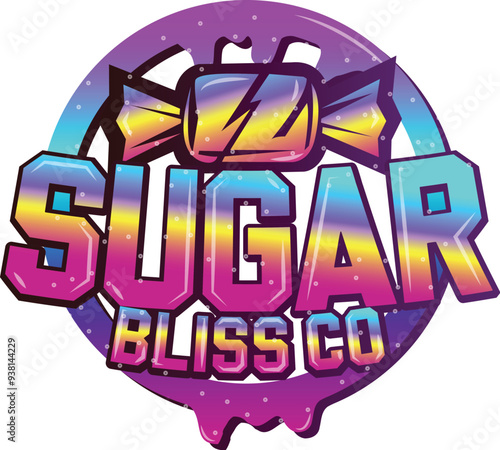 Sugar Bliss Co logo design for your brand