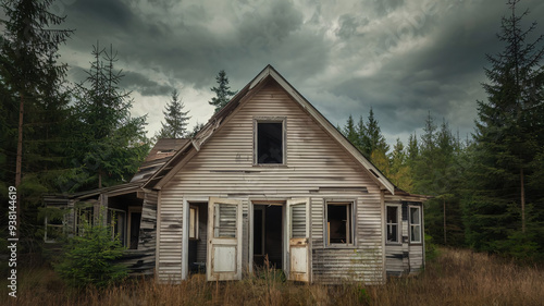 Abandoned House In The Mountains