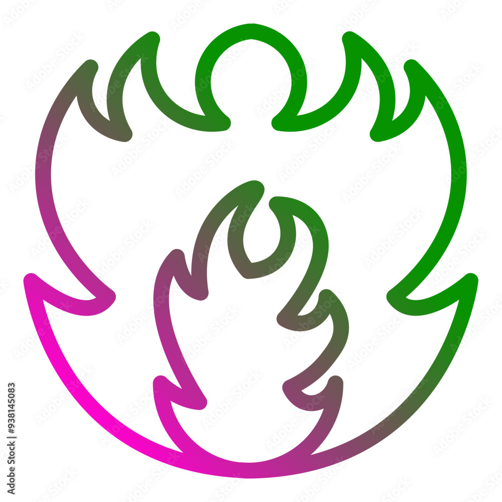 Fototapeta premium Fire icon