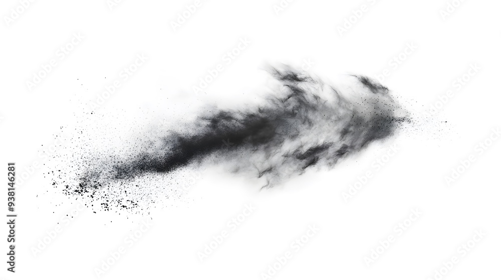 Dust Cloud: A swirling dust cloud, with fine particles suspended mid-air, creating a subtle texture on a white background.
Dust Cloud: A swirling dust cloud, with fine particles suspended mid-air, creating a subtle texture on a white background.