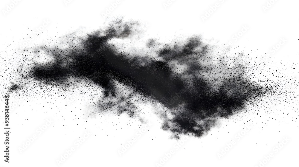 Dust Cloud: A swirling dust cloud, with fine particles suspended mid-air, creating a subtle texture on a white background.
Dust Cloud: A swirling dust cloud, with fine particles suspended mid-air, creating a subtle texture on a white background.