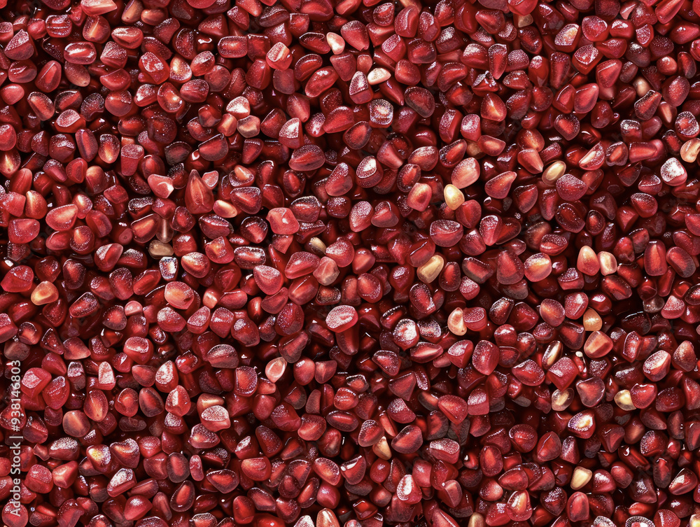Close-up of fresh pomegranate seeds background Close-up of fresh pomegranate seeds background