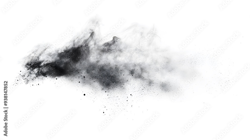 Dust Cloud: A swirling dust cloud, with fine particles suspended mid-air, creating a subtle texture on a white background.
Dust Cloud: A swirling dust cloud, with fine particles suspended mid-air, creating a subtle texture on a white background.