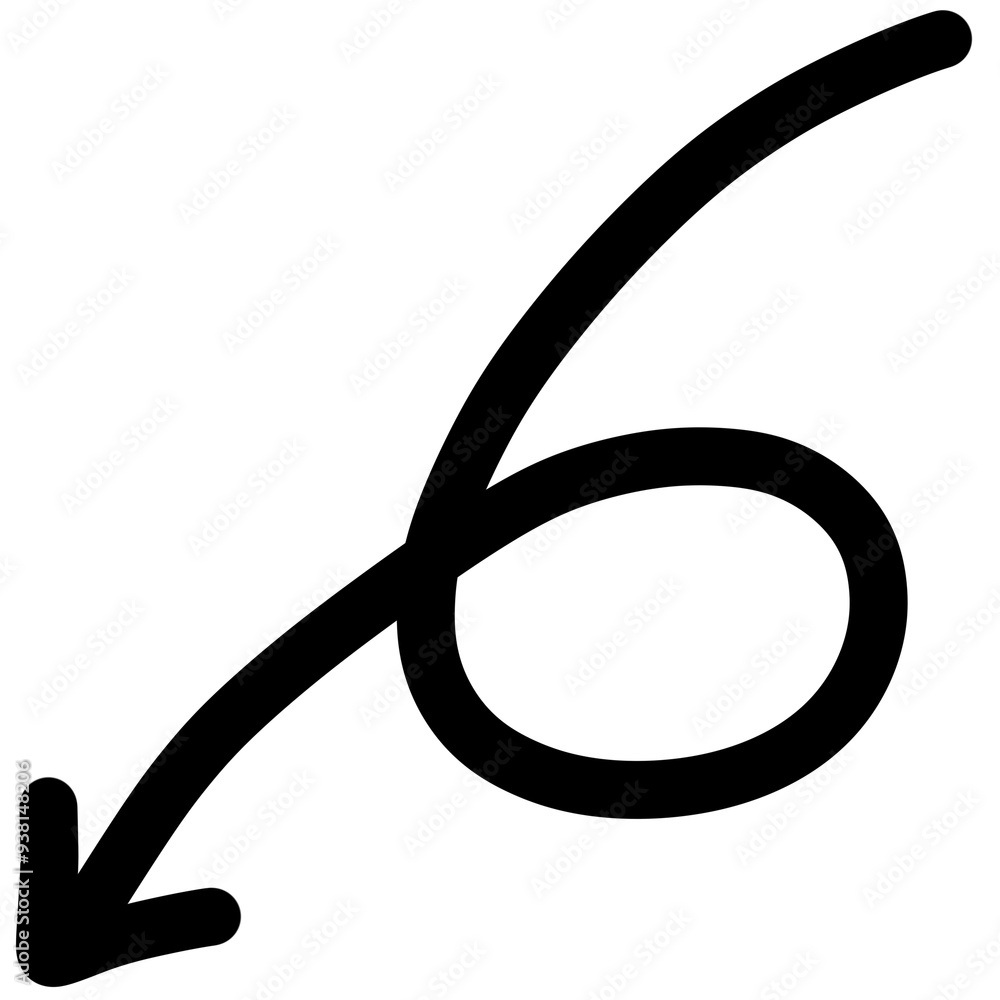 Black arrow element Black arrow element