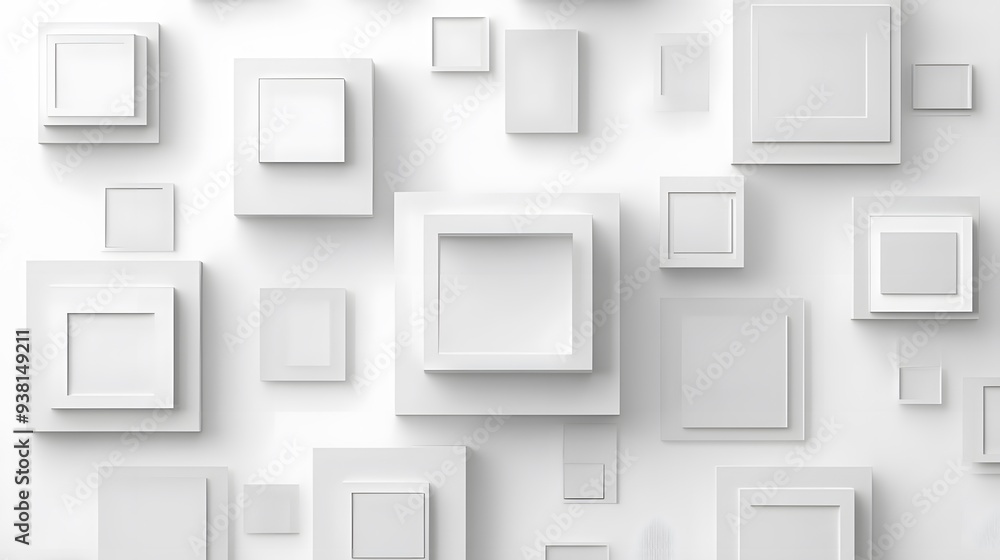 Squares, Cubes, 3D Shapes White, Abstract Image, Texture, Background For, Wallpaper, Cover and Screen of Smartphone, Cell Phone, Computer, Laptop, 9:16 and 16:9 Format Squares, Cubes, 3D Shapes White, Abstract Image, Texture, Background For, Wallpaper, Cover and Screen of Smartphone, Cell Phone, Computer, Laptop, 9:16 and 16:9 Format