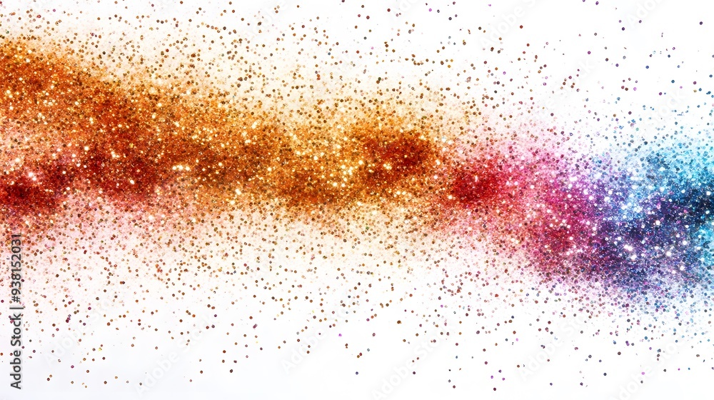 Glitter Explosion: A burst of glitter particles in various colors, shimmering as they spread out against a white background.
Glitter Explosion: A burst of glitter particles in various colors, shimmering as they spread out against a white background.