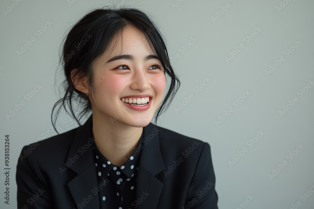 Happy Young Woman with a Glowing Neural Network Representing Joy Cognitive Clarity and the Positive Energy of Thought in a Bright Joyful Setting Happy Young Woman with a Glowing Neural Network Representing Joy Cognitive Clarity and the Positive Energy of Thought in a Bright Joyful Setting