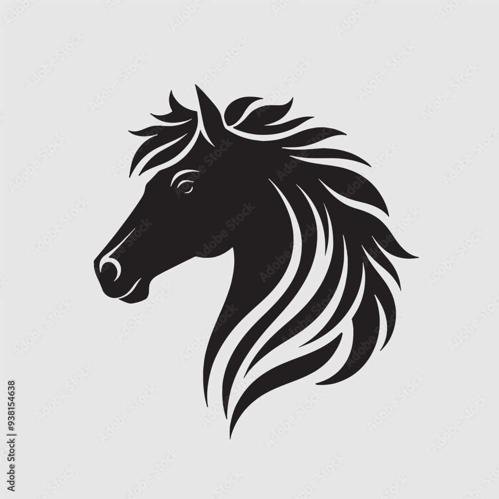 horse head illustration design 508 horse head illustration design 508