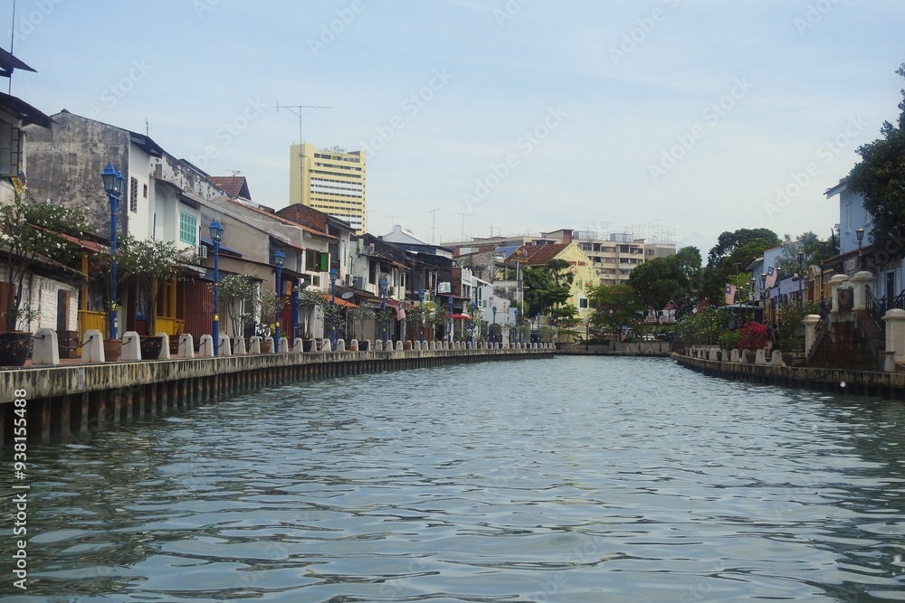 Art on Malacca River Houses, Malacca, Malaysia Art on Malacca River Houses, Malacca, Malaysia