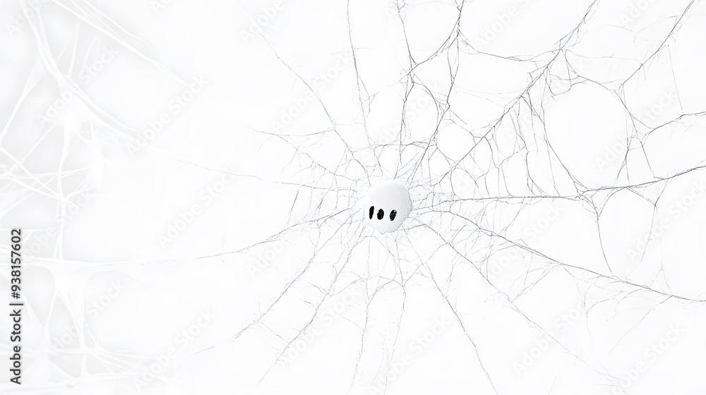Fototapeta premium White Spider Web, Abstract Image, Texture, Pattern Background, Wallpaper, Smartphone Cover and Screen, Cell Phone, Computer, Laptop, 9:16 and 16:9 Format
