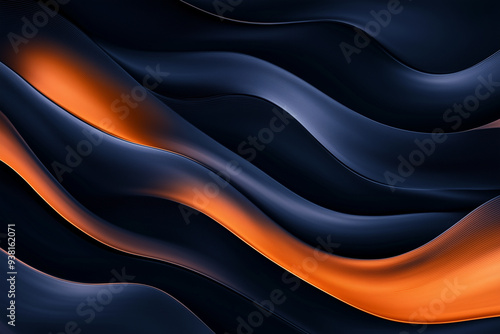 Flowing 3D Gradient Clothes Background. Trendy 3D Gold Vibrant Silk Bedding. Metallic Flow, Dynamic Waves. Pouring Colorful Royal VIP Motion Waves Texture. Fluid Textile, Gradient Silk Ripples.