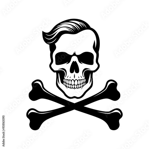 Skull and crossbones illustration