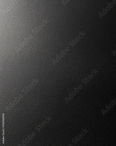 Wallpaper Mural Close-up of textured black leather highlighting its rich details and craftsmanship Torontodigital.ca