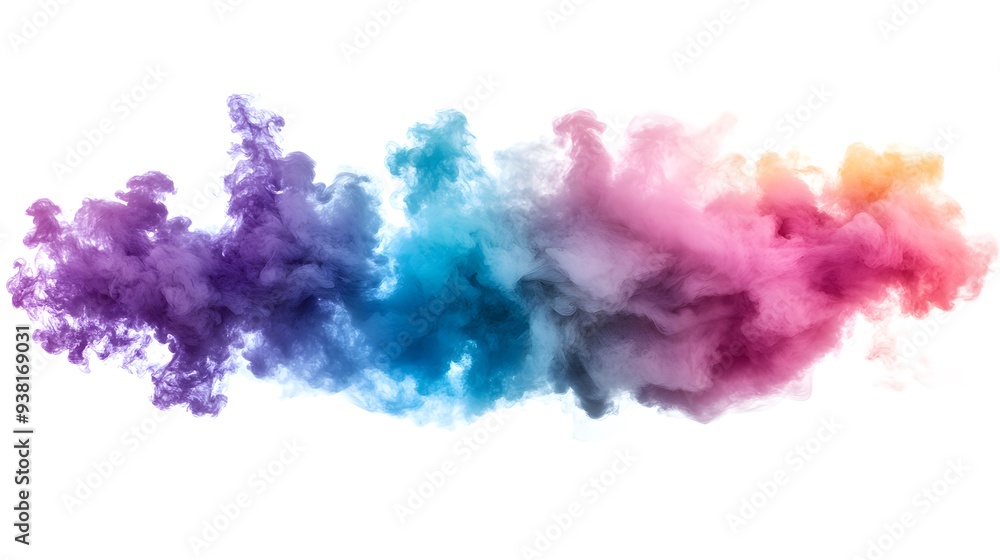 Smoke Bomb Explosion: A burst of colorful smoke from a smoke bomb, with plumes billowing out on a crisp white background.
Smoke Bomb Explosion: A burst of colorful smoke from a smoke bomb, with plumes billowing out on a crisp white background.