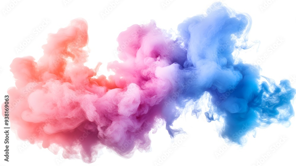 Smoke Bomb Explosion: A burst of colorful smoke from a smoke bomb, with plumes billowing out on a crisp white background.
Smoke Bomb Explosion: A burst of colorful smoke from a smoke bomb, with plumes billowing out on a crisp white background.