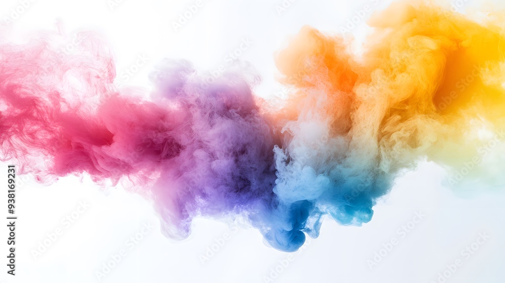 Smoke Bomb Explosion: A burst of colorful smoke from a smoke bomb, with plumes billowing out on a crisp white background.
Smoke Bomb Explosion: A burst of colorful smoke from a smoke bomb, with plumes billowing out on a crisp white background.