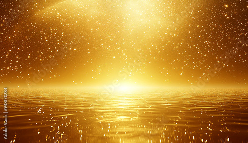 A golden background with a metallic texture