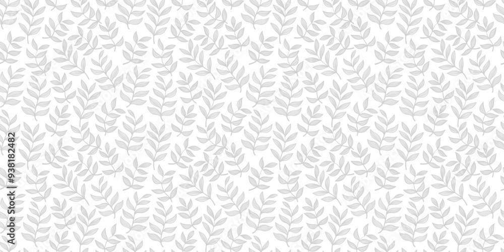 leaves vector pattern background. aesthetic leaf seamless pattern. leaves pattern background. seamless patterns with leaves.