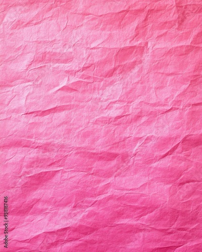Wallpaper Mural Bright pink textured paper in natural light showcases a vibrant and crinkled surface Torontodigital.ca