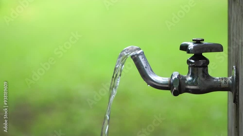 蛇口から水が出る公園の水道