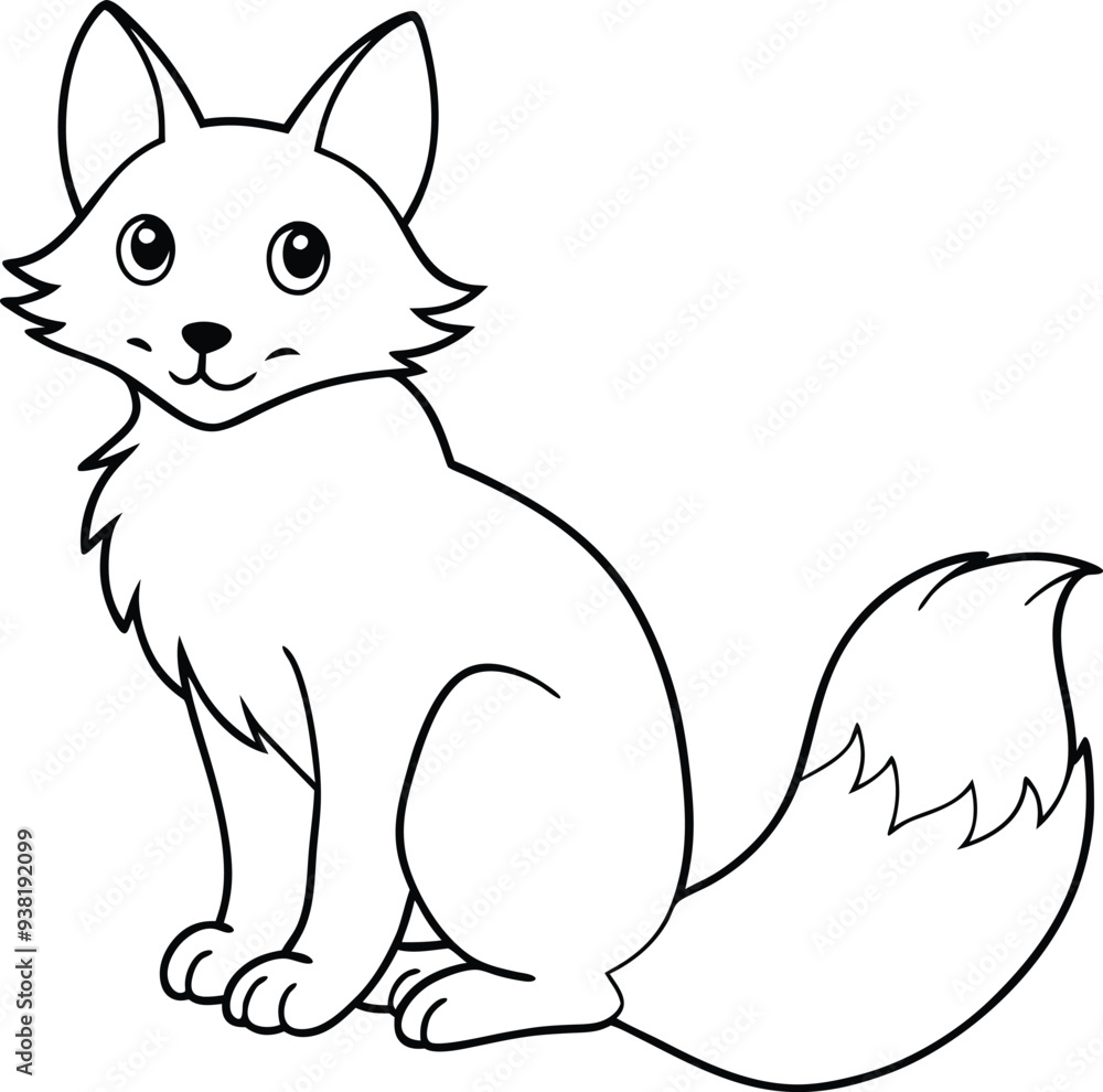Obraz premium Enjoy little cute animal coloring fun in this kids book 