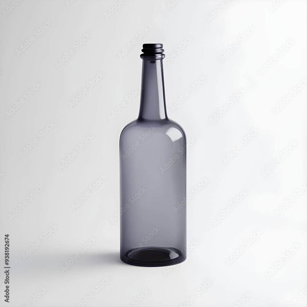 Bottle Isolated on a Clean Background - AI-Generated Image Bottle Isolated on a Clean Background - AI-Generated Image