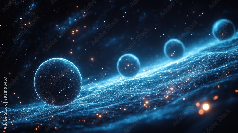 Abstract Cosmic Sphere Abstract Cosmic Sphere