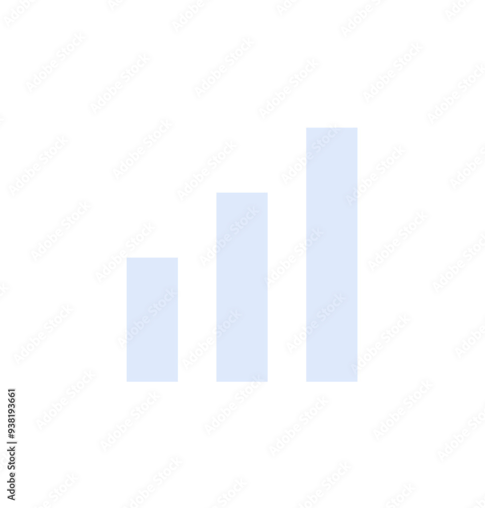 Three ascending bar charts in a soft blue gradient, representing progress, growth, or statistical analysis. Perfect for illustrating financial or business performance metrics. Three ascending bar charts in a soft blue gradient, representing progress, growth, or statistical analysis. Perfect for illustrating financial or business performance metrics.