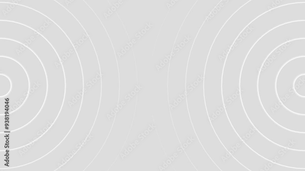 Abstract radio waves icon animation. Voice frequency icon animation, on white background. Abstract radio waves icon animation. Voice frequency icon animation, on white background.