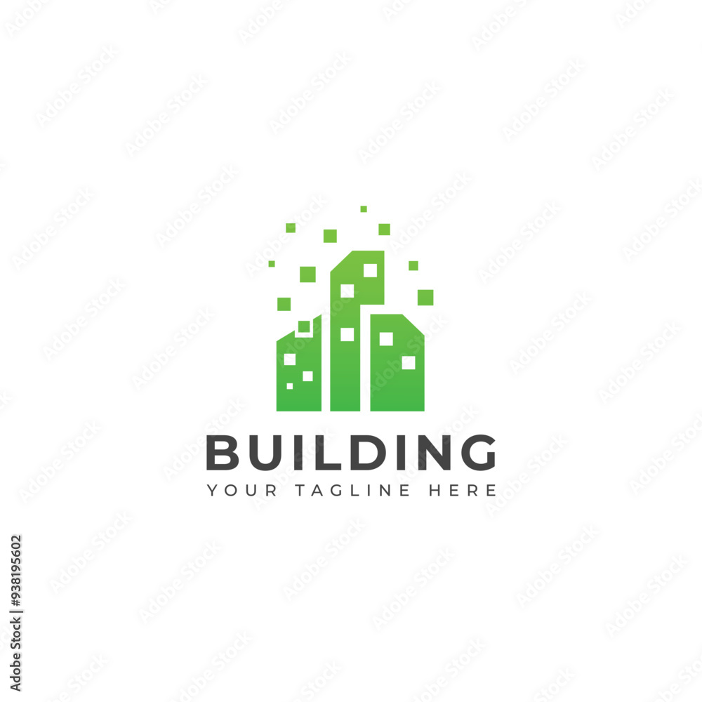 Creative Tech building logo design Creative Tech building logo design
