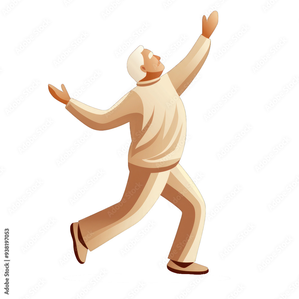 An animated illustration of a joyful man expressing excitement and positivity. Ideal for themes of happiness and celebration. transparent background An animated illustration of a joyful man expressing excitement and positivity. Ideal for themes of happiness and celebration. transparent background