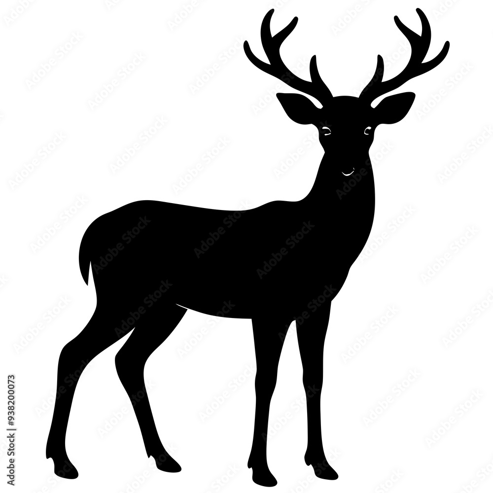 deer silhouette vector deer silhouette vector