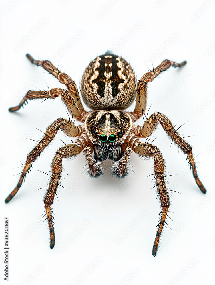 Obraz premium spider isolated on white background