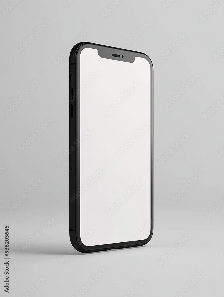 mobile phone frame mock up on white background mobile phone frame mock up on white background
