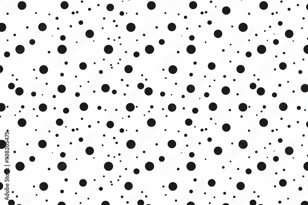White background with black dots, simple pattern, seamless, minimalist White background with black dots, simple pattern, seamless, minimalist