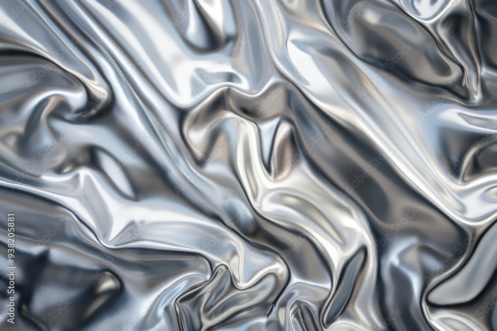 A shiny metal texture background with soft reflections, grey color, seamless A shiny metal texture background with soft reflections, grey color, seamless