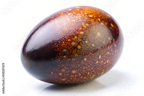 Century Eggs, also known as pidan or preserved eggs, are a traditional Chinese delicacy. These are eggs, typically duck, chicken, or quail eggs, that have been preserved in a mixture of clay, ash, sal photo