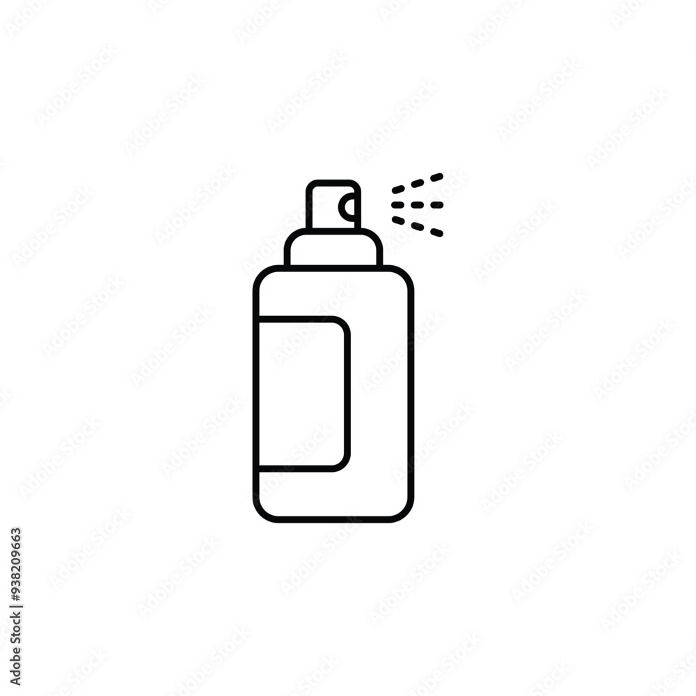 Spray icon design with white background stock illustration Spray icon design with white background stock illustration