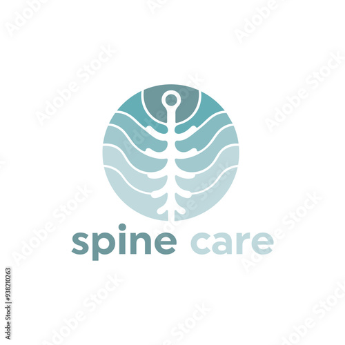 Chiropractic logo vector, spine health care, spine care, chiropractic symbol vector logo design, Human spine symbol , backpain relief, bone care