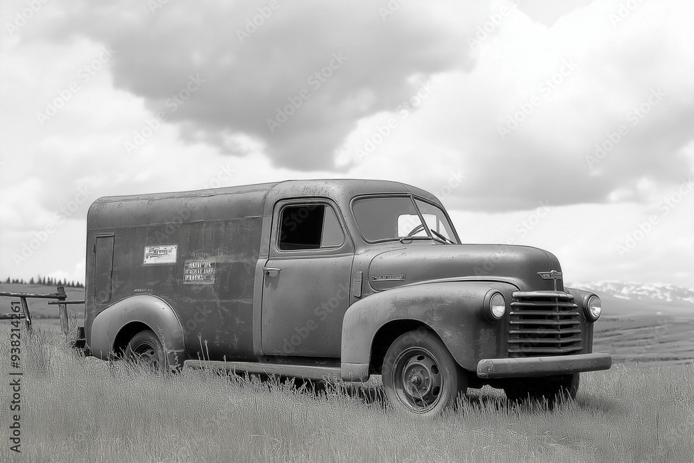 Fototapeta premium 1950s Delivery Truck