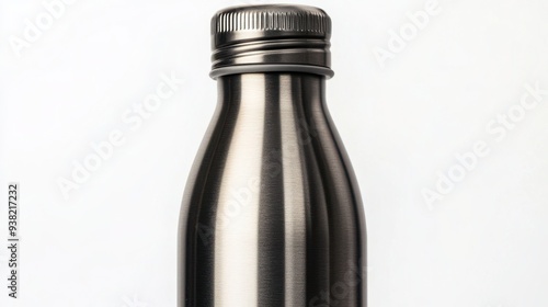 Wallpaper Mural Hydrate in style with a sleek metal water bottle from below angle. Torontodigital.ca