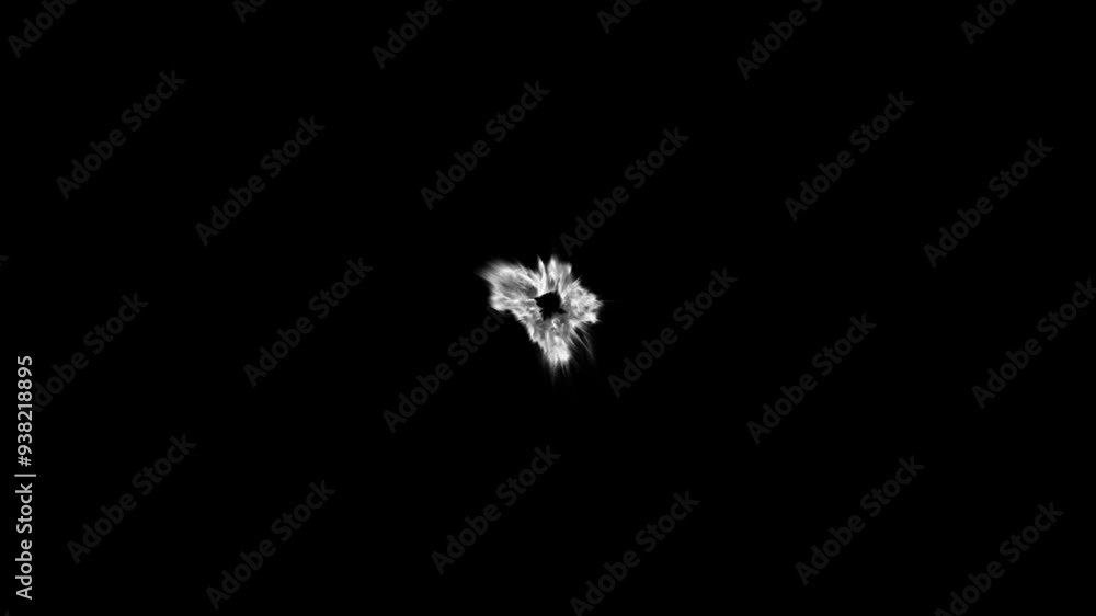 Explosion smoke dust shockwave in slow motion, 4K with alpha channel for Black Screen background Explosion smoke dust shockwave in slow motion, 4K with alpha channel for Black Screen background