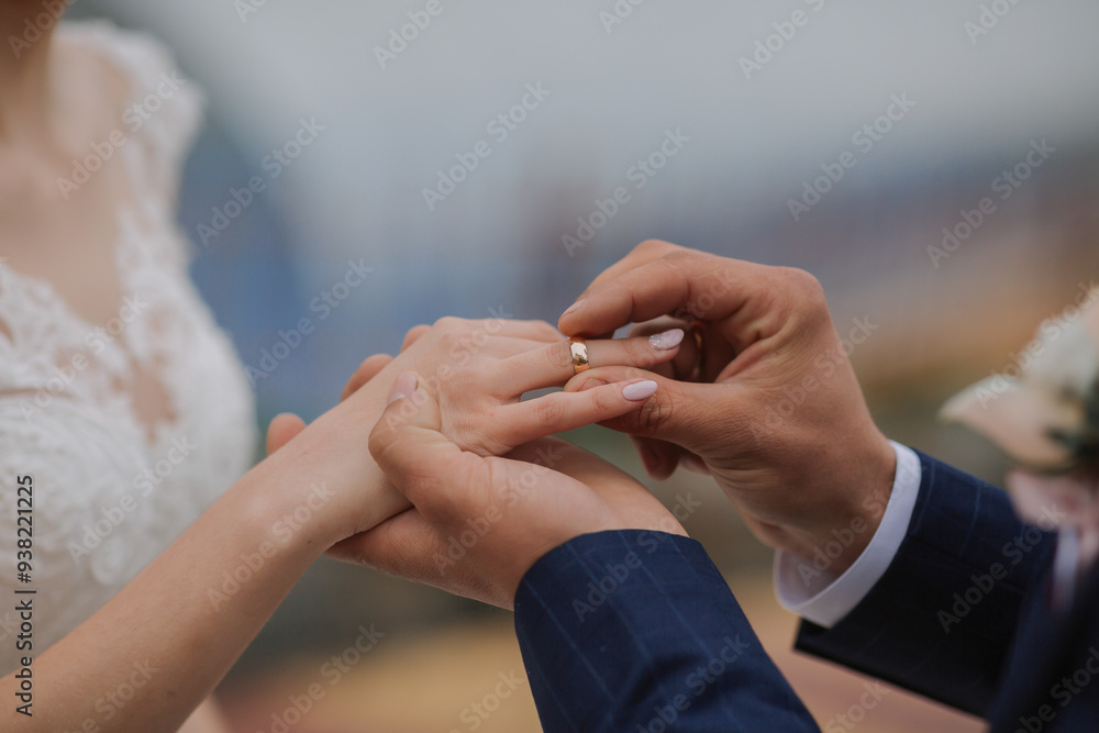 A man and woman are getting married A man and woman are getting married