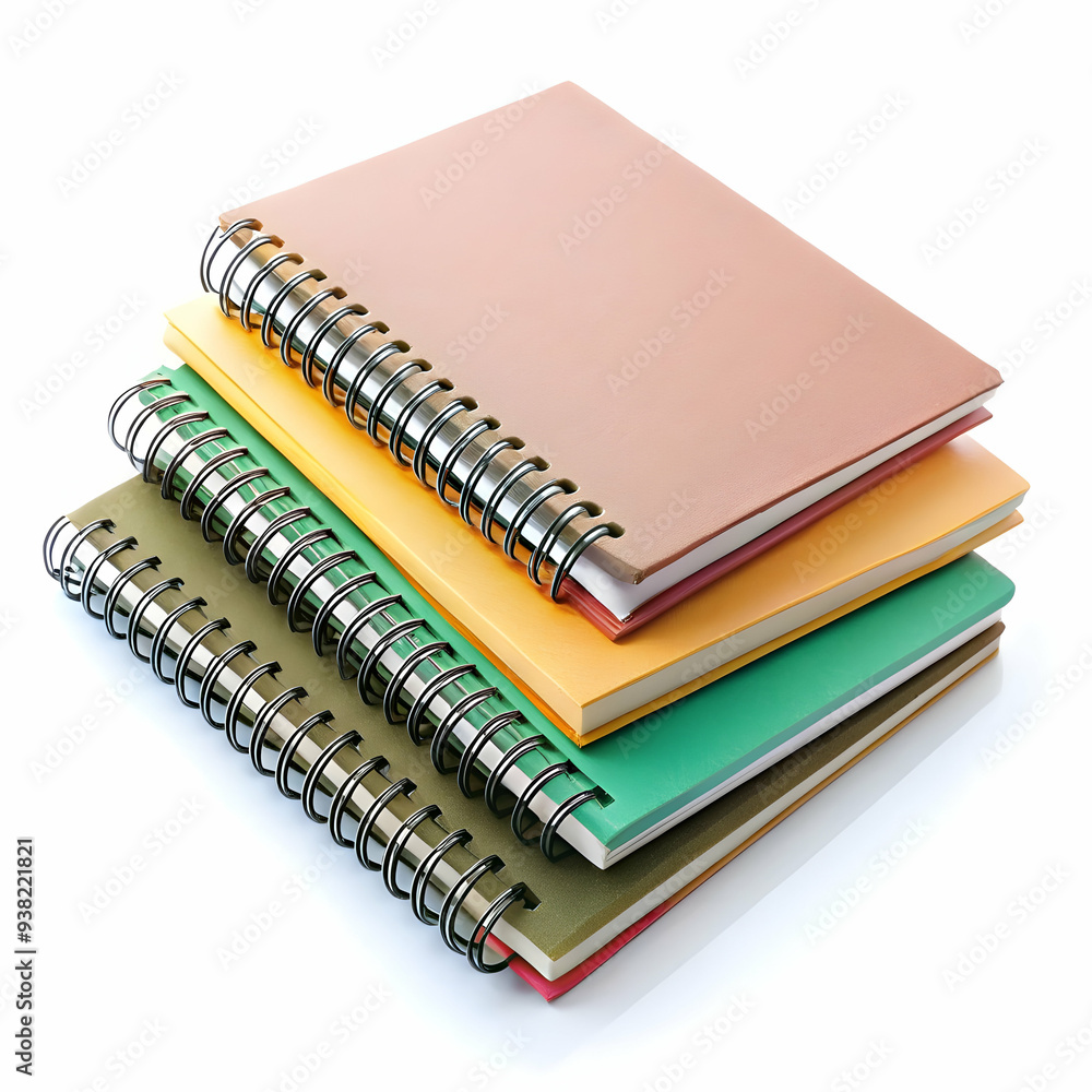 notebooks on white background notebooks on white background