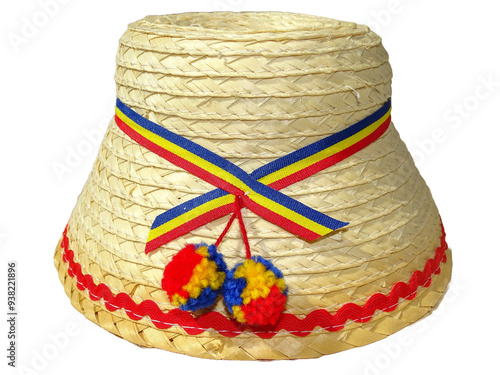 Traditional hat (clop) from Maramures county, Romania