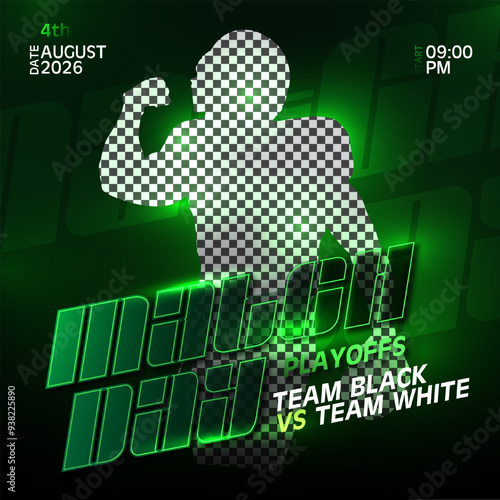 American Football Social post Design