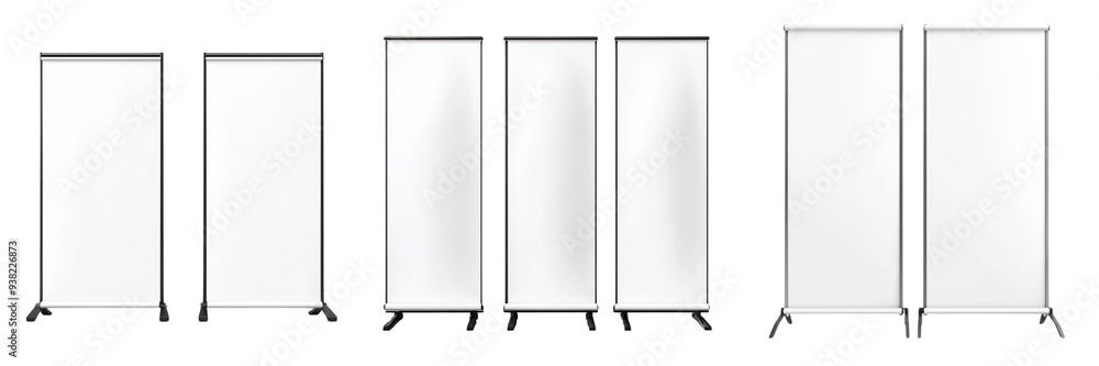 roll-up banner with a blank isolated on transparent png background roll-up banner with a blank isolated on transparent png background