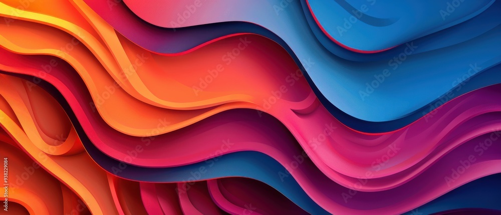 Vibrant Abstract Waves Vibrant Abstract Waves