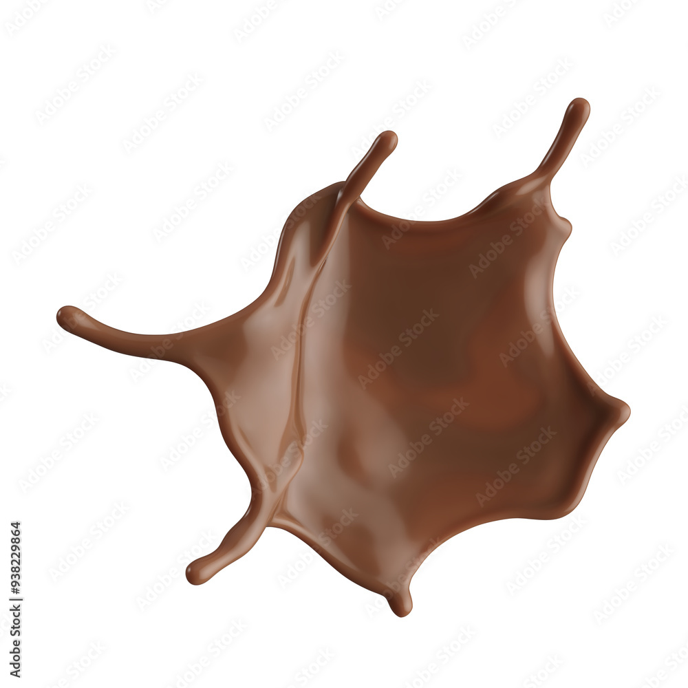Chocolate Milk splash 3d realistic Chocolate Milk splash 3d realistic
